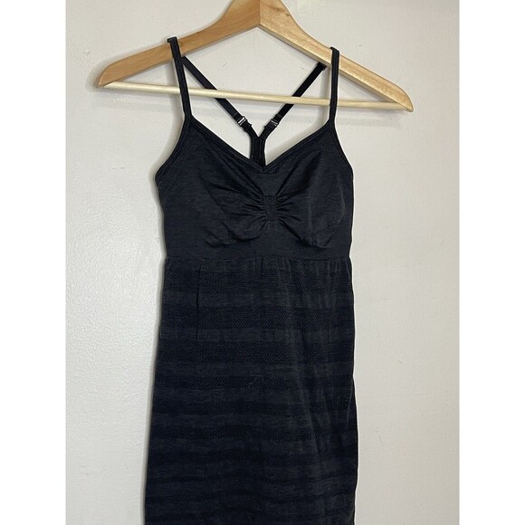 Lululemon Dark Gray Spaghetti Strap Tank w/ Built In Bra Womens XS/S - Picture 3 of 6